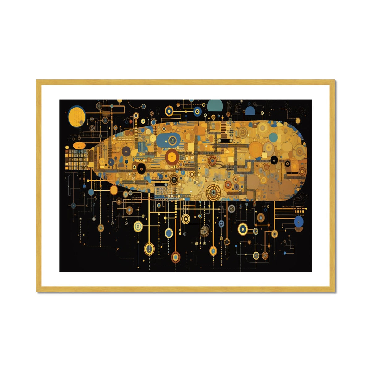 airship Antique Framed & Mounted Print