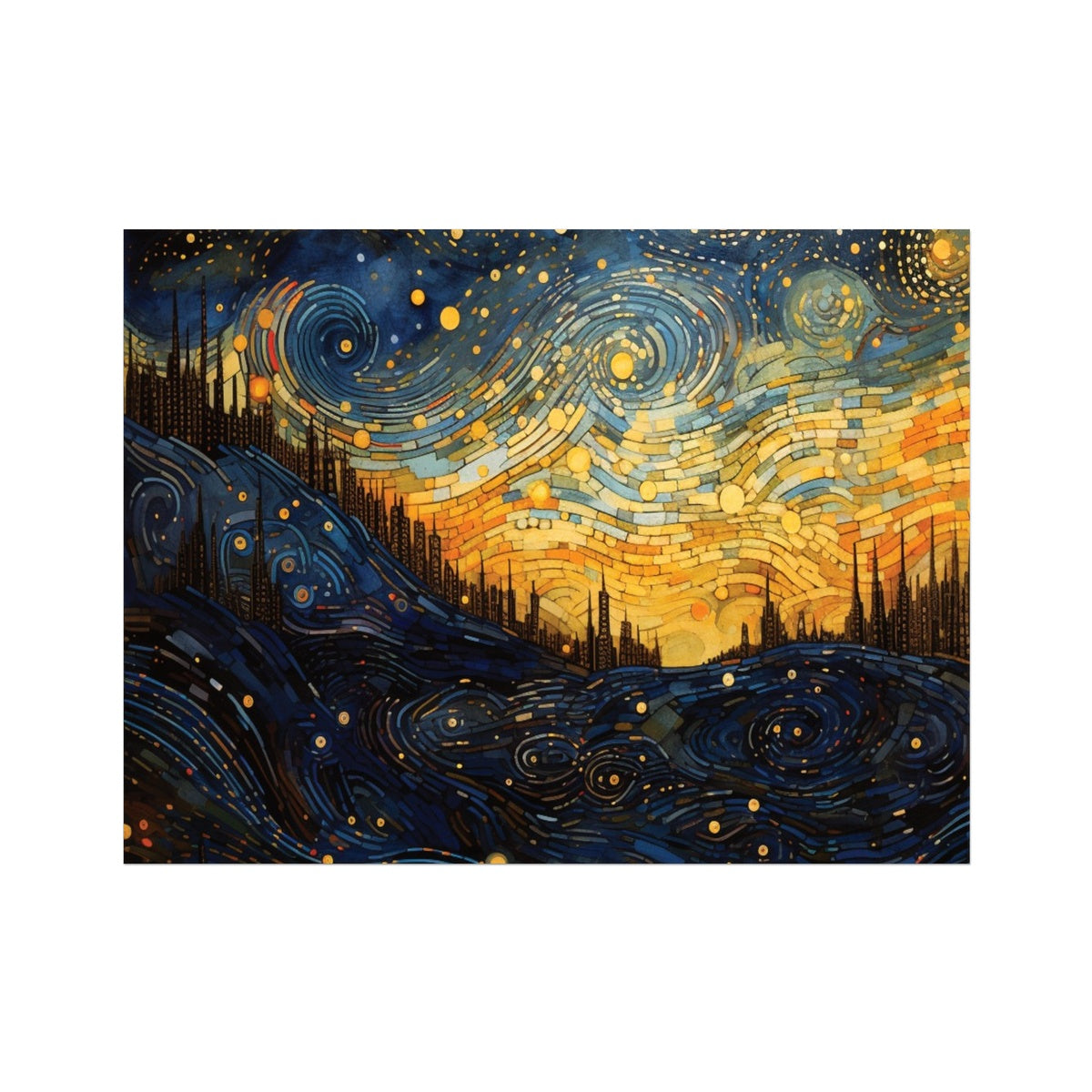 city lights  Fine Art Print