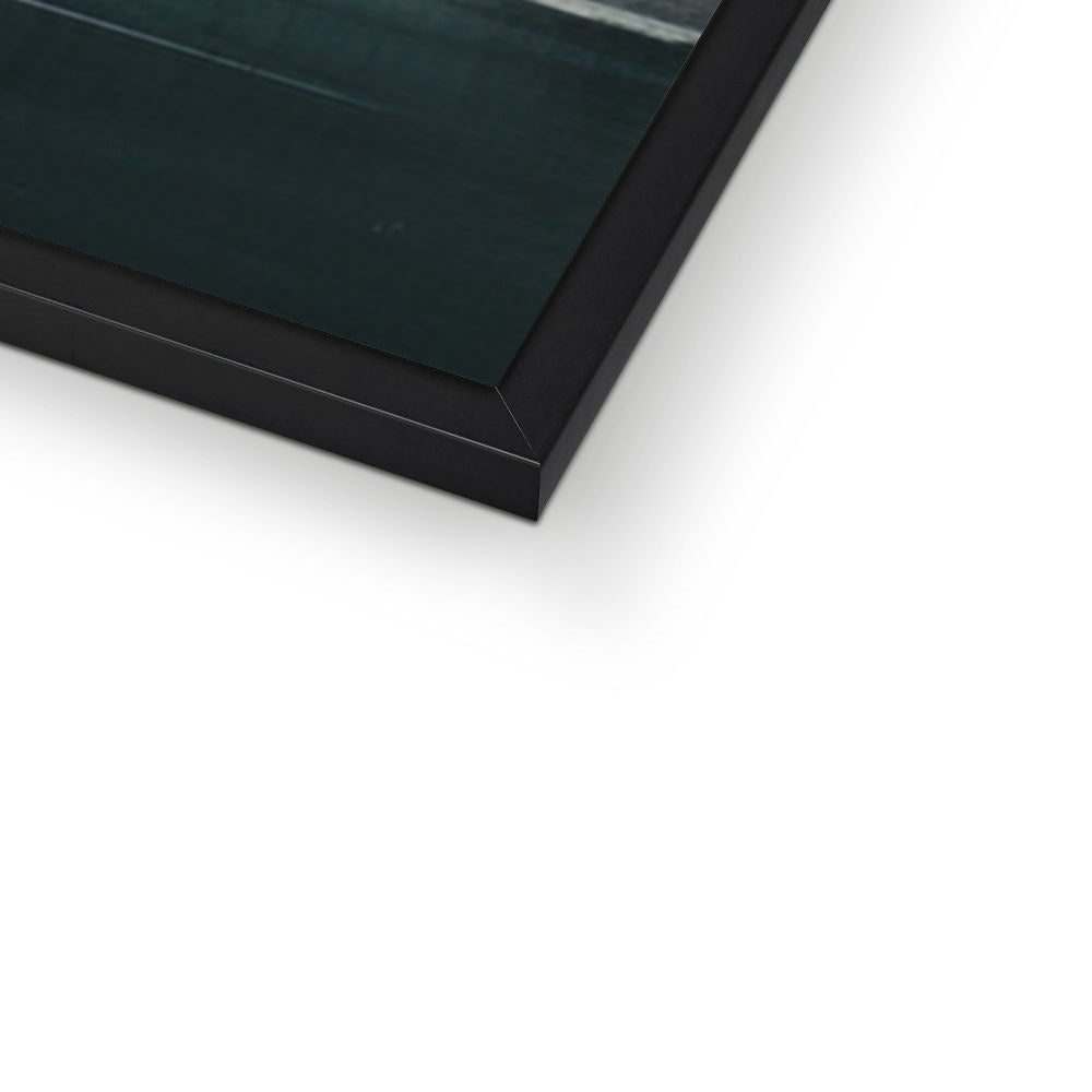 静か (Shizuka) - (quiet, calm) Framed Print